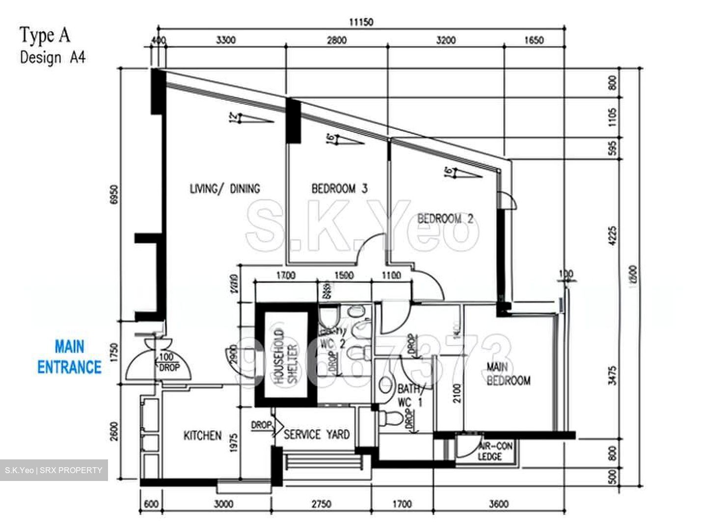 Blk 272D Atrina (Sengkang), HDB 4 Rooms #591864721